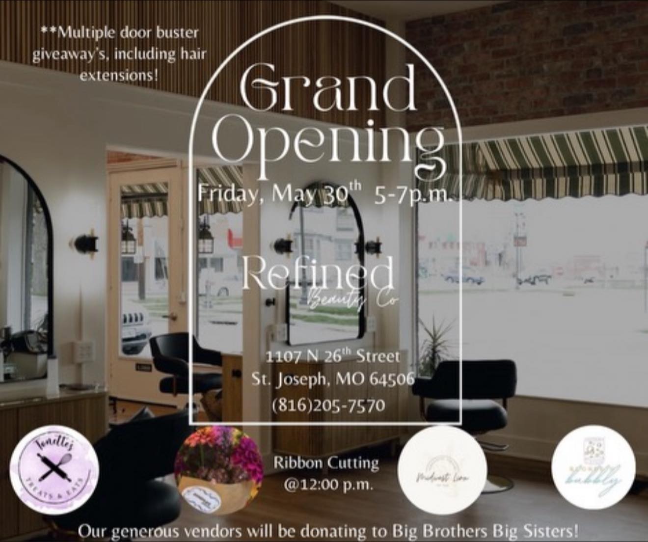 Refined Beauty Grand Opening graphic