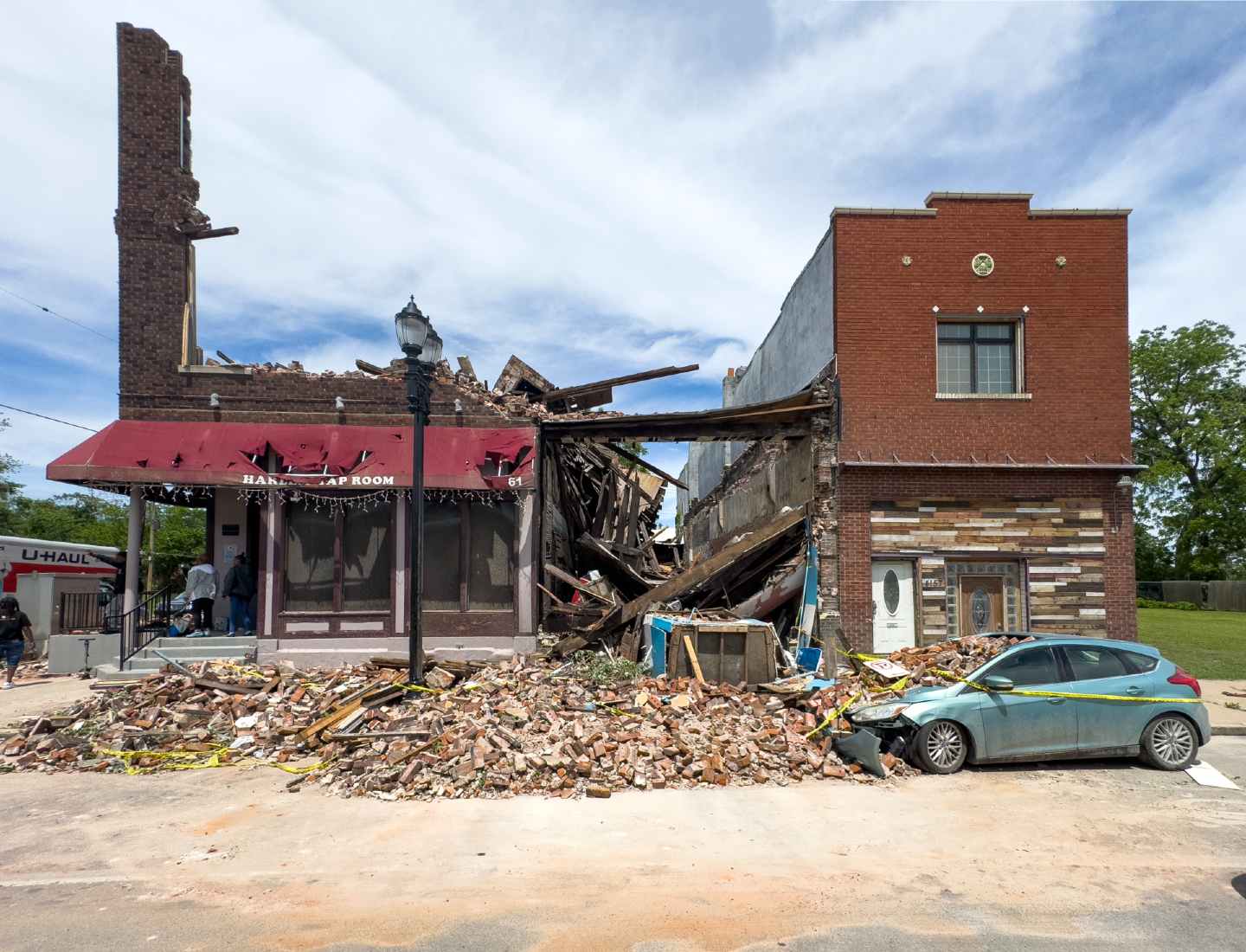 Impacted area in St. Louis 
