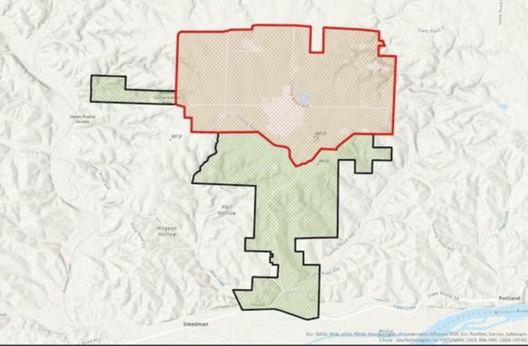 Boundaries for construction beginning July 1st in Northern area of Conservation 