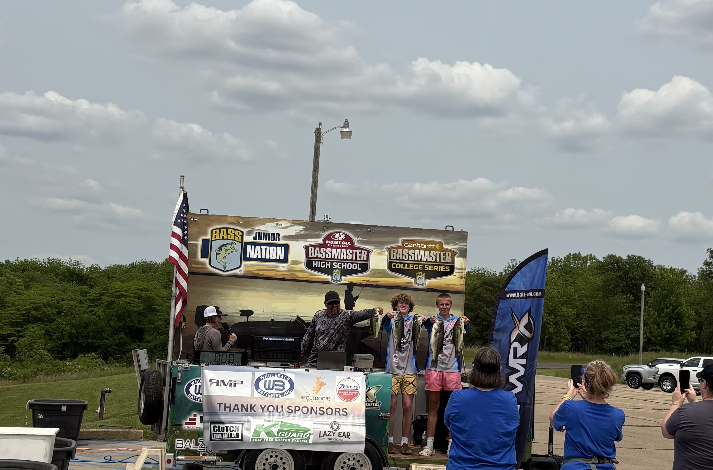 Weigh in photo for youth tournament
