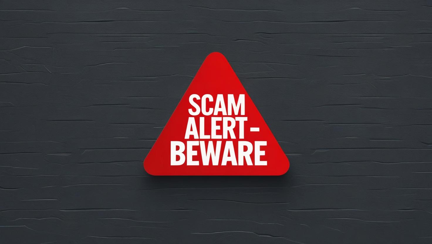 Scam Alert - Beware