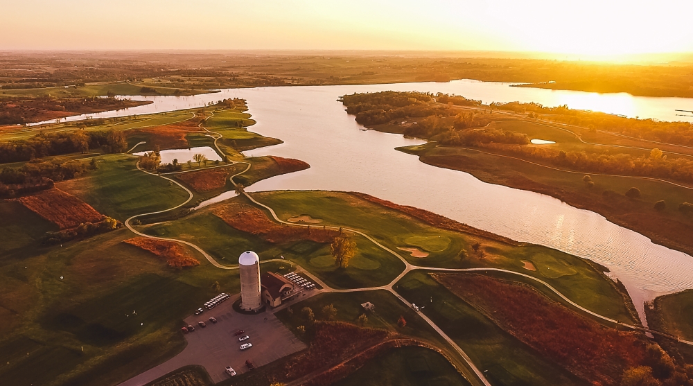 Mozingo Lake at Sunset
