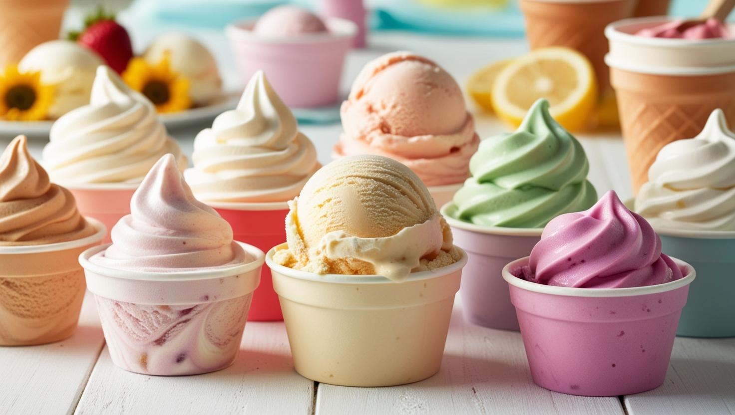 Ice cream and frozen yogurt 